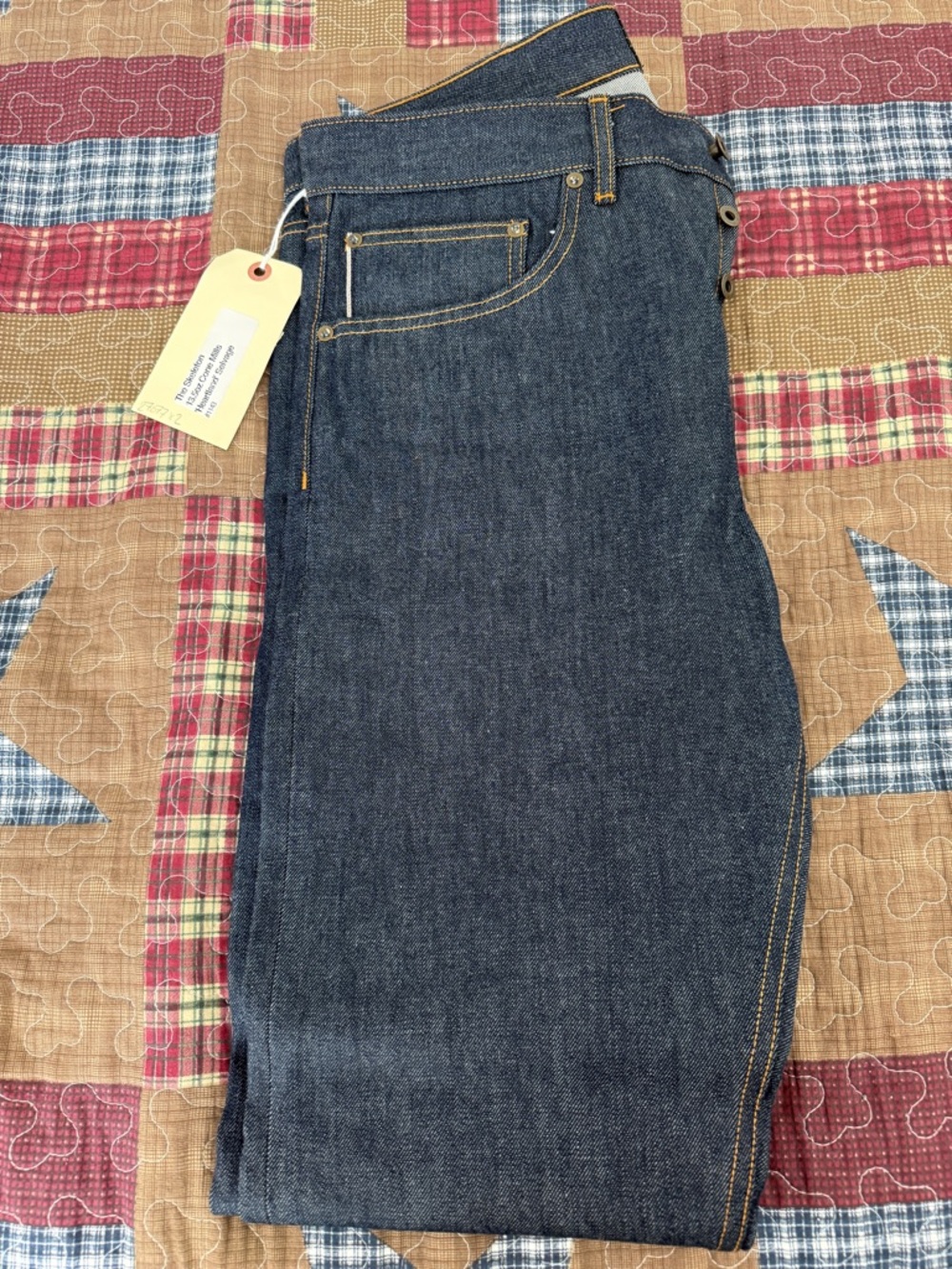 Men's Skinny Jeans in Dark Denim Blue - Classic Fit